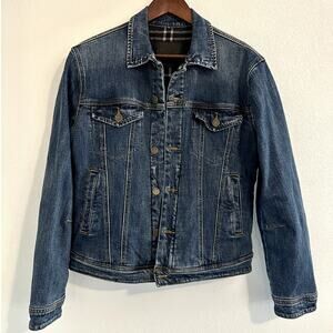 BLANK NYC Wool Blend Denim Jacket Size S Streetwear Heritage Casual Classic Luxe